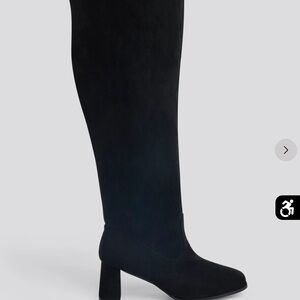 Elegant Black Women's Knee-High Boots